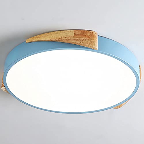 Plafonnier LED Économique Bleu 60cm Luminaire Plafonnier Simple Encastré