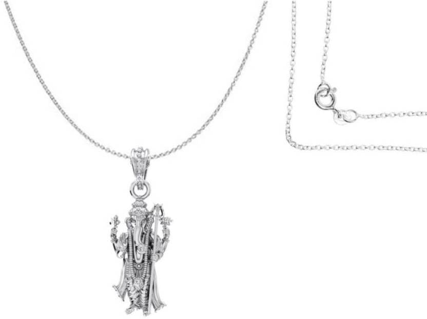 Pendentif argent sterling 925 petit modèle ancre ganesh pour collier
