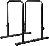 Gravity Fitness Parallettes - Barras para dips - XL - Nuevas asas de 38 mm - Para calistenia, crossfit, uso doméstico y comercial