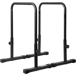 Gravity Fitness Parallettes, Dip Bars – XL – nieuwe 38 mm handgrepen voor calisthenics, crossfit, thuis en commercieel gebruik
