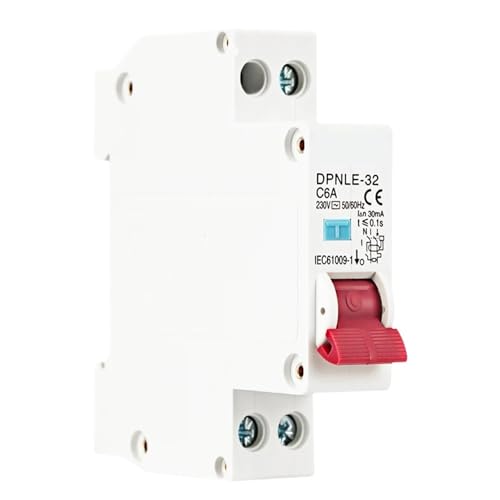 Disjoncteur différentiel 1P+N 20A avec pouvoir de coupure renforcé de 6 kA