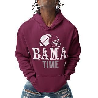 Bama Time Hoodie, Alabama Hoodie for Men Women, AL Football Gameday3