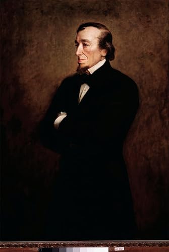 Affiche graffiti Benjamin Disraeli peinture John Everett Millais - Toile déco murale 60x90