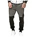 IQYU Pantalon de loisirs pour homme - Pantalon de jogging stretch avec cordon de serrage - Coupe droite - Respirant - Pour le trekking - Pour l'extérieur - Pour le fitness, le vélo, gris, XXXL
