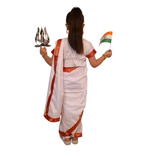 Image of Kaku Fancy Dresses National Heros Freedom Fighters Costumes for Boys & Girls | Independence Day Republic Day Fancy Dress for Schools Plays & Competition | Role Play Politician Costume For Kids