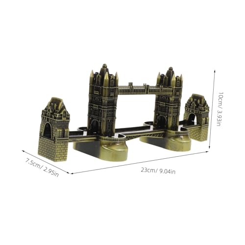 Modelo de edificio de metal de la Torre de Londres, una estatua premium de diseño coleccionable 3
