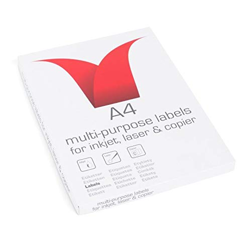 Multi-Purpose FBA A4 White Self-Adhesive Labels - Die Cut 63.5 x 29.6mm - 27 Labels per Sheet - 100 Sheets per box/2700 Labels per Pack