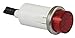 Raised Indicator Light, Red, 12V