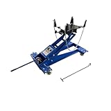 K Tool International XD63517 2 Ton Transmission Jack for Garages, Repair Shops and DIY, 4,000 lbs., 37.4' Height, Saddle Tilt +/-25 Degrees, Built-in by-Pass System, 16.14' x 20.87' Head, Blue