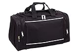 Mens & Ladies Sports & Gym Duffle Travel Bags (Black)