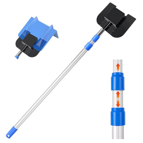 8.2ft Edge Protector Pole Extension Handle, Corner Protector Pole for Flatbed Adjustable V Edge Guards Handle for Board Corner Protector