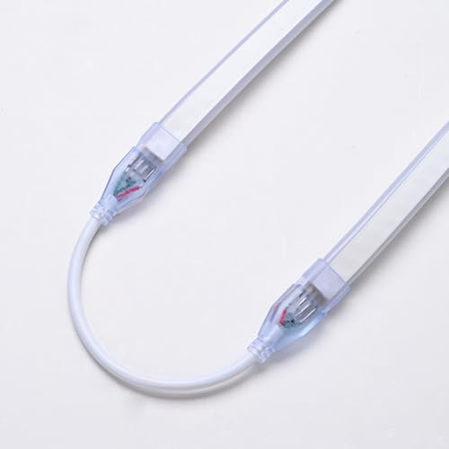 Image of Yescom 10 Sets of LED Strip Connectors 2 to 1 Wire Splice Connector 1ft Extension Cord Cable for BiLume RGBW AC110-120V LED Neon Rope Lights