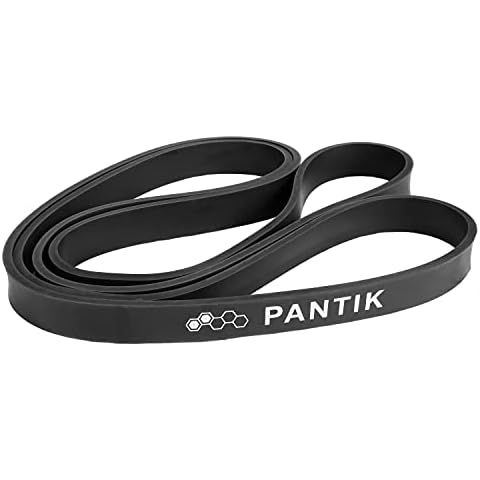 PANTIK Resistance Bands Set for Women and Men Pull up Bands Exercise Loop Band for Body Stretching Powerlifting Yoga Pilates Resistance Training black Cover