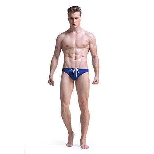 HiriginMen' wimwear Bikini Bottom Men' Boxer Brief wimming wim Hort Trunk Low Wait wimwear Pant : Red, XL-image-43