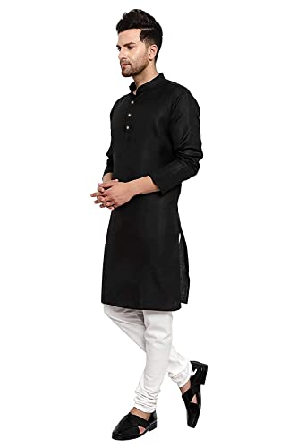 Image of OORA Men's Cotton Kurta & Pajama Set for Birthday,Wedding, Ceremony, Casual, Engagement