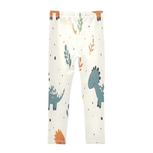Bolaz Toddler Girls Leggings Printed Yoga Pants Leggings Cute Green Dinosaurs for Kids2