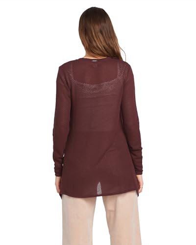 Volcom Women's Go Go Wrap Open Front Cardigan Sweater (Regular & Plus Size)2