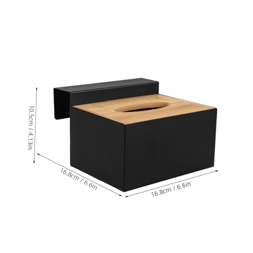 Organizador para guantes negro de madera miniatura 3