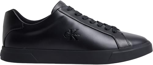 Calvin Klein Low Prof Cupsole LTH HM0HM02123 Low Top, Noir (Triple Black), 8