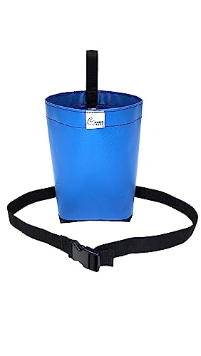 Rugged Made Gray Clam Bag with Belt (Light Blue)