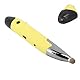 2.4G Wireless Mouse Pen, Mausstift mit Links/Rechts/Taste, Scrollrad, PC Capacitive Screen Handschrift Stylus Pen mit Adaptern für Tablet/Telefon für XP / 7/8/10(Gelb)