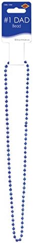 Beads w/Printed #1 Dad Medallion Party Accessory (1 count) (1/Card) image 4