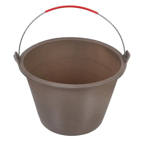 jojofuny Seau Plastique Renforcé pour Ciment Et Sable Seau De Construction avec Poignée pour Chantiers Et Utilisation Domestique