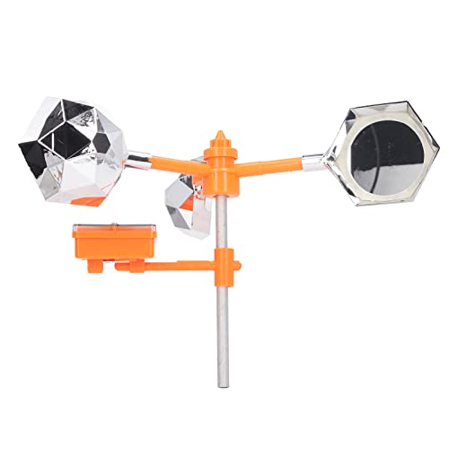 Solarbetriebene Vogelabwehrgeräte, Solar Sound Light Bird Repeller 360 ° Drehbare Solar-Vogelabwehr,...