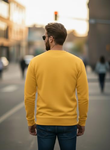 Image of Men Regular Fit Fleece ||Maroon||Round Neck Printed||Sweatshirt-JM3763