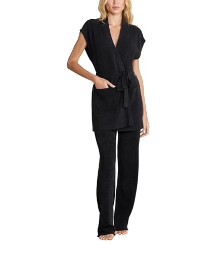 Barefoot Dreams womens Cozychic Ultra Lite® Waist Tie Vest