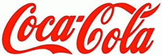 Coca-Cola - Pre-spaced Sticker - Red - 10 cm