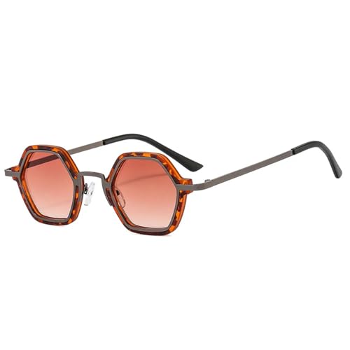 Lunettes de soleil rétro polygonales pour éviter l'éblouissement avec style