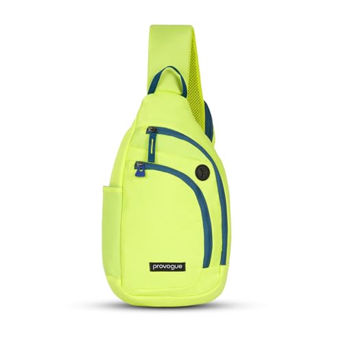 Image of Provogue Bolt Crossbody Bag for Men and Women, Sling Bag, Small Backpack, Multi-pocket Bag for Travel, Chest Bag with 8 inch Tab Pocket, One Side Shoulder Bag