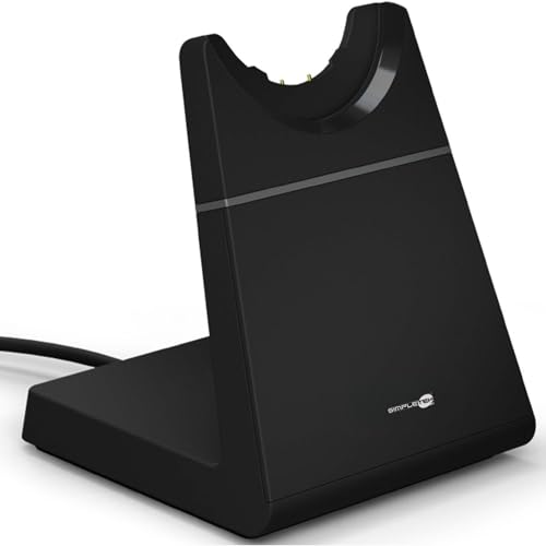 Auriculares Bluetooth 5.0 Simpletek con base y adaptador USB-A para PC 5