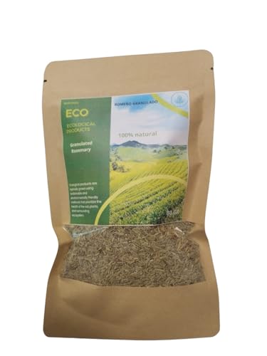 Romero, Romero granulado, especia natural, planta aromática, infusión digestiva, antioxidante, antiinflamatorio, hierba medicinal, cocina mediterránea, remedio natural, té de romero, salud digestiva.
