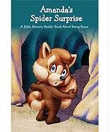 Amanda's Spider Surprise: A Bible Memory Buddy Book about Being Brave 0764466887 Book Cover