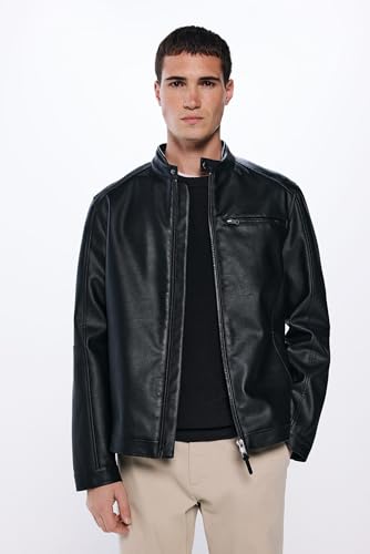 Springfield Chaqueta para Hombre Negro S