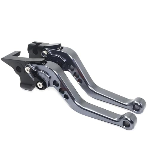 Levier d'embrayage Z800 court 3D et levier de frein réglables couleur titane pour moto Kawasaki - 4