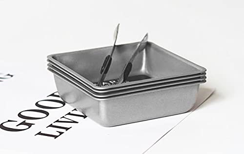 Flunyina-4-Inches-NonGeFriend-giftitStick-Square-Cake-Pans-Set-of-4-Carbon-Steel-Cake-Molds-for-Home-Daily-Housewarming-Wedding-Birthday-Party-Brownie-Making