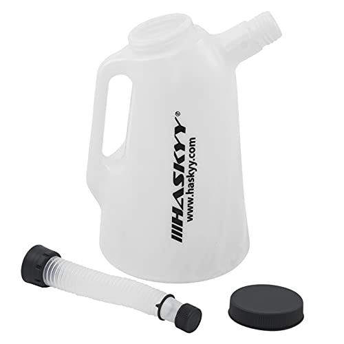 HASKYY Bidon d'huile de 2, 3, 5, 6, 8, en L, verre doseur, bouteille d'eau (4 litres)
