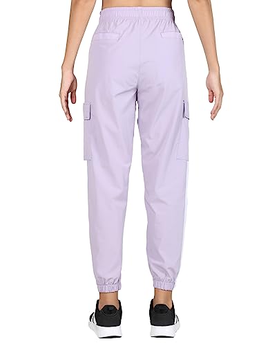 Image of CHKOKKO Women High Rise Sports Gym Track Pant Running Lower with Cargo Pocket