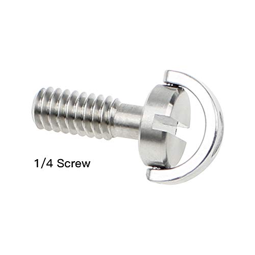 4 Stück 1/4" Schraube Edelstahl Kamera-Befestigungsschraube (Ø11,5mm x H21mm) für Kamera Stativ/Einbeinstativ/Schnellwechselplatte/Kameraschraube – Bild 4