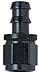 Fragola 200106-BL Black Size (-6) Straight Push Lock Hose Fitting