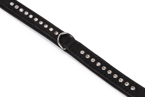 Karlie Halsband Buffalo Strass L: 35 cm B: 17 mm schwarz einreihig