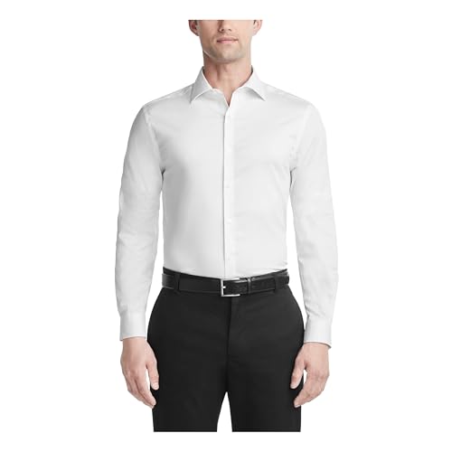 Van Heusen Men's Dress Shirt Slim Fit Ultra Wrinkle Free