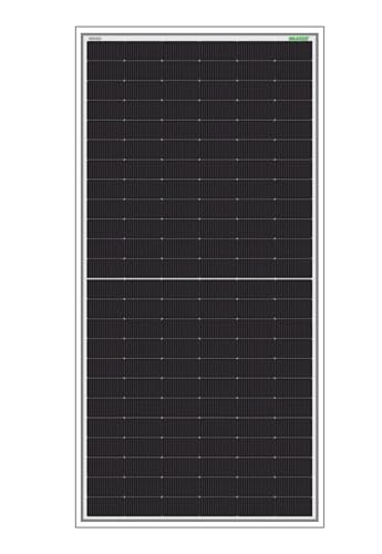 Image of WAAREE II 615 Watt N-Type TOPcon Dual Glass Bifacial Solar Panel II High Efficiency II Best in Class Thermal coefficients II 30 Years Power Output Warranty || Pack of 1