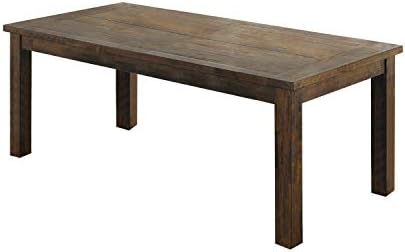 Coaster Dining Table Rustic Golden Brown 107041