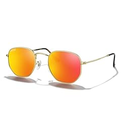 Polished Gold Frame/Orange Mirror Lens