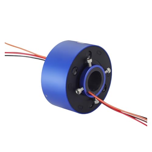 Bague collectrice électrique rotative à trou traversant 25,4 mm pour liaison 4 voies 10A
