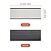 MVISUAL C Channel Magentic Label Holders 2x5.5 Inches with Paper Inserts and Clear Plastic Protectors,Magnetic Data Card Holders File Cabinet Labels,Pack of 50